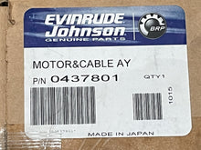 New OEM Johnson Evinrude BRP 437801 Power Trim Motor & Cable 25-50HP