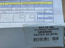 OEM Johnson Evinrude OMC 5032045 Neutral Switch Assembly