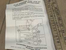 OEM Johnson Evinrude OMC 384471 Armature Stop Kit
