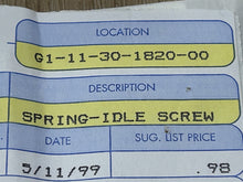 Johnson Evinrude OMC 331591 Idle Screw Spring