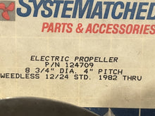 OEM Johnson Evinrude OMC 124709 Propeller 8.75 x 4 Weedless 12/24 STD 1982+