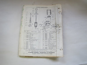 1960 Evinrude Complete Parts List For All Models For The Year - Used