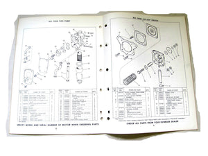 1962 Evinrude 35028 35029 Big Twin 40HP Parts Catalog Used