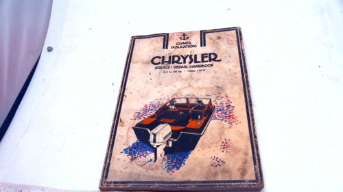 1966-1979 Clymer Chrysler Service/Repair Handbook 3.5-20 Hp Used