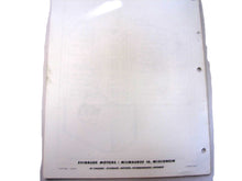 1958 Evinrude 50514 50515 Starflite 50 Electric Parts Catalog/List Used