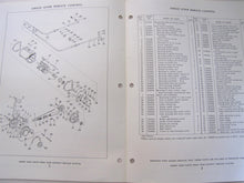 1958 Evinrude 2932 Single Lever Remote Control Parts List - 2nd Edition - Used