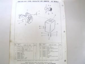 1959 Evinrude Lark/Starflite Generator Kit Parts List - 277900 377390 - Used