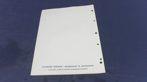 1961 Evinrude 2675 Primer Pump Kit Parts List - Used