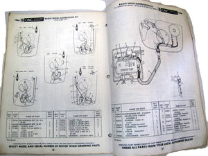 1966 Johnson Sea Horse Accessories Parts Catalog/List Used