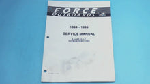 Force Service Manual 9.9 & 15 HP 1984-1986 - OB 4127 - Used