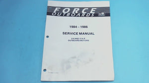 Force Service Manual 9.9 & 15 HP 1984-1986 - OB 4127 - Used