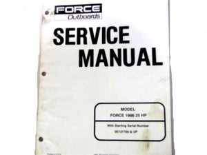 Force Service Manual 1996 25 HP Used