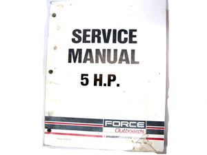 Force Service Manual 5 HP Used