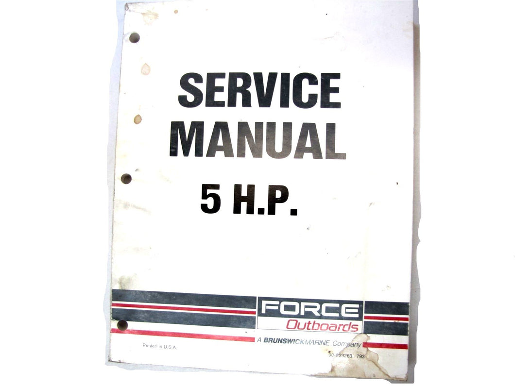 Force Service Manual 5 HP Used