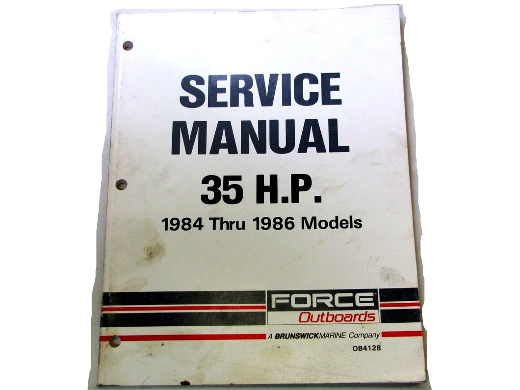 1984-1986 Force Service Manual 35 HP - Used