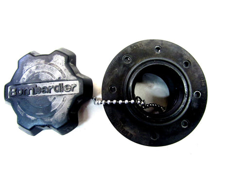 Seadoo 275500071 Fuel Tank Cap 275500015 Chain 275500070 Filler Neck Used