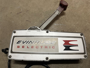 Evinrude 278573 Selectric Push-Button Electric Shift Remote Control Box - Used