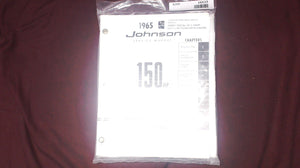 1965 Johnson Stern Drive Service Manual 380603 NO3R-3 150HP 225CU IN