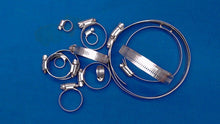 Marine Hose Clamps Lot Of 14 - Various Sizes/Various Brands - Used