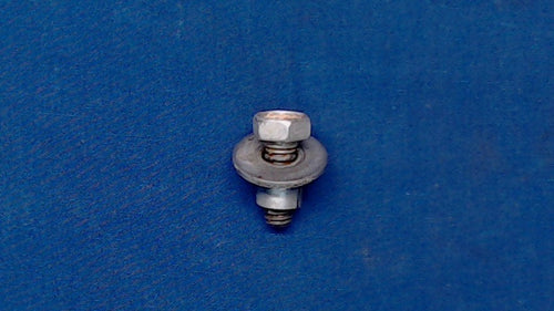 Johnson CD-16 377647 Motor Cover Mount Screw w/Washer & Spacer 1959 5.5HP