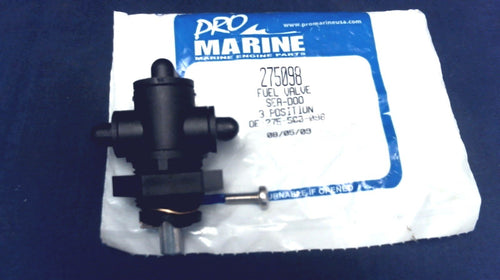 Pro Marine 275098 Fuel Valve 3 Position Replaces Seadoo 275500024 2755000998 NOS