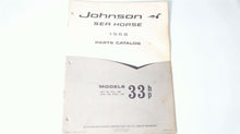 1968 Johnson 33HP RX-16R RXL-16R RX-16M RXL-16M RXE-16R Parts Catalog - Used