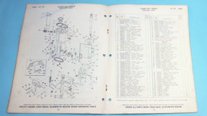 1968 Johnson RK-RKL-30D RK-RKL-30C RK-RKL-30A 40hp Parts Catalog - Used