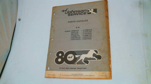 1980 Johnson J85MLCS-J115MLCS 85 100 115 140hp Parts Catalog - Used