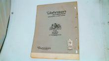 1980 Johnson J2RCS 2hp Parts Catalog - Used