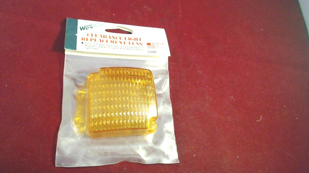 Wesbar 3340 Amber Clearance Light Replacement Lens