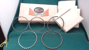 OEM Kiekhaefer/Mercury 39-34479 Piston Ring Sets & Vintage Box Logo - NOS