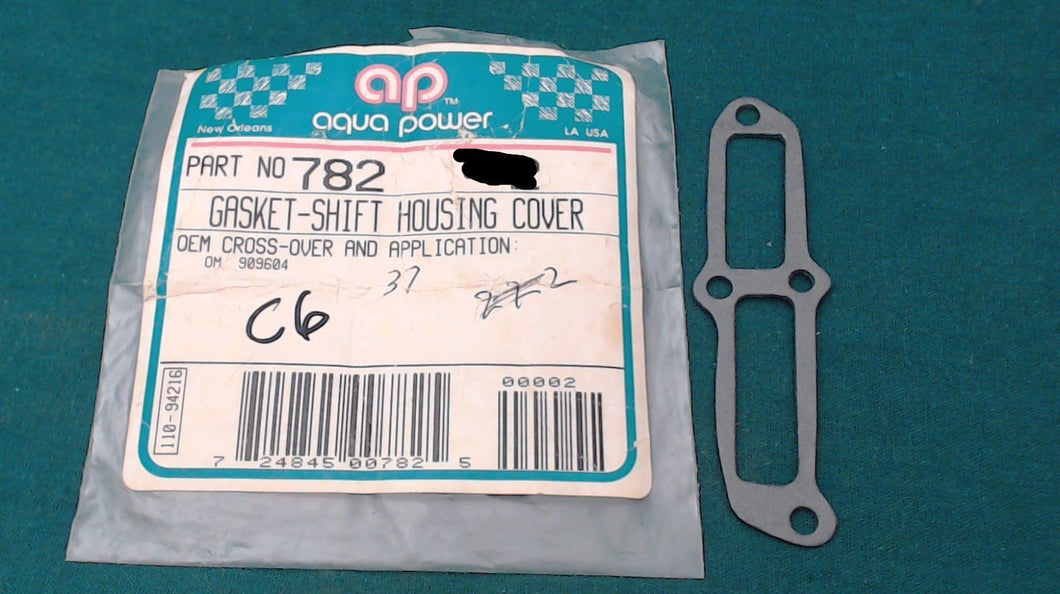 Aqua Power 782 Shift Housing Cover Gasket (Replaces OMC 909604)