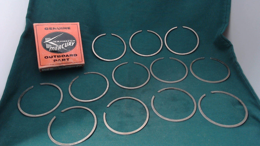 Mercury Kiekhaefer 39-39100 Piston Rings - Set Of 12 - New Old Stock