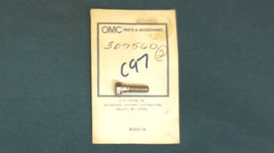Johnson Evinrude OMC 307560 Screw