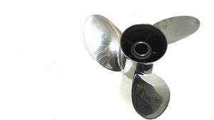 Power Tech MS275OFS3L19P Left Hand Stainless Steel 19P 3 Blade Hub Style Propeller