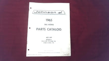 1965 Johnson 60HP VX-11C VXL-11C VX-11A VXL-11A VXH-11C VXHL-11C Parts Catalog