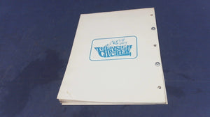 1972 Chrysler OB 976 Outboard Service Manual 3.5 & 3.6 Hp - Used