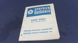 1898 Chrysler OB 60 Hp Service Manual Outboards - Used