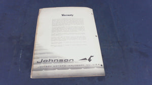 1961 Johnson 75HP Electramatic V4S-13 V4S-13C V4SL-13 V4SL-13C Parts Catalog