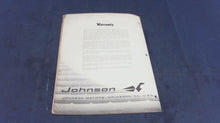 1961 Johnson 75HP V4A-13 V4A-13C V4A-13F V4A-13 13C 13F Parts Catalog