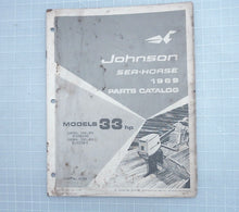 1969 Johnson 33HP Sea Horse Parts Catalog 33R69A 33RL69A 33E69A 33EL69A - Used