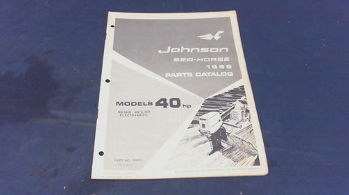 1969 Johnson 383873 Sea Horse 40hp Parts Catalog Electramatic 40ES69R - Used