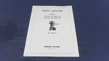 1955 Johnson Seahorse 25HP 376556 Parts Catalog Models RD17S/RDL17S/RD17R,RDL17R