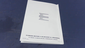 1963 Evinrude 278452 Accessories Parts Catalog