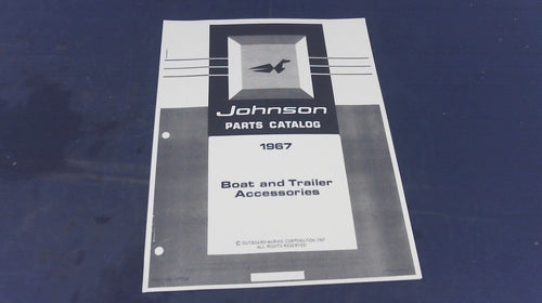 1967 Evinrude 977840 Boat & Trailer Accessories Parts Catalog