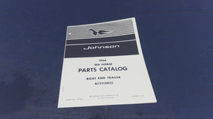 1966 Johnson Parts Catalog 977610 Sea Horse Boat & Trailer Accessories - NOS