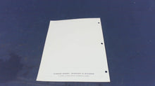 1958 Evinrude 2898 Single Lever Remote Control Parts List - 1ST Edition - Used