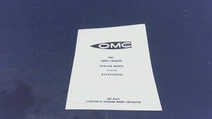 1962 OMC Parts Catalog 975339 Trailer Model 975020s Accessories