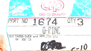 Aqua Power 1674 O-Ring for OMC 332583