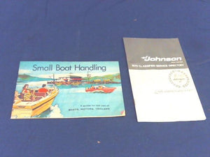 1972 Johnson Sea Horse Service Directory & Small Boat Handling Guide - Used